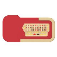 YH Entertain ment Produkt 86 Zoll faltbarer amerikanischer Mini Home Roulette Tisch zum Verkauf