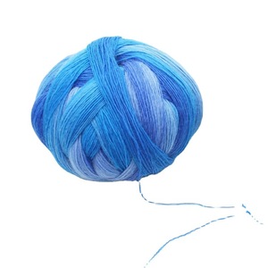 <span class=keywords><strong>Bola</strong></span> mágica de arcoíris alemán, chal teñido mercerizado de lana australiana, cambio de línea de arcoíris, gancho, tejido a mano, lana fina - Product Image 5