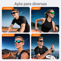 Lunettes de cyclisme intelligentes avec traduction IA, plus de 100 langues, audio HIFI en temps réel, lunettes de vélo