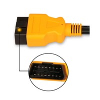 Cable de Extensión Divisor OBD2 de 16 Pines Macho a Doble Hembra en Y