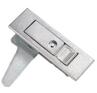 Hengsheng MS603 serrure d'avion en alliage de Zinc bouton poussoir déclencheur de Compression loquet affleurant serrures de porte d'armoire
