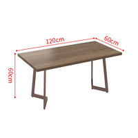 Ensemble table et chaises Wabi Sabai pour café, style rétro, idéal pour librairie, bar à thé, salon de thé, ou comme combinaison canapé, chaise et table.