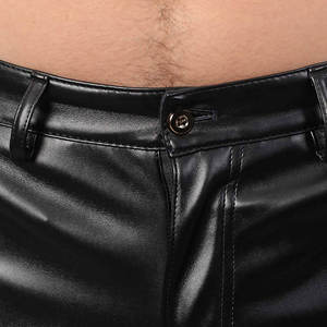 Nouveauté Pantalon en cuir Dernier design Pantalon en cuir Imperméable Coupe-vent Respirant pour homme Pantalon en cuir - Product Image 5