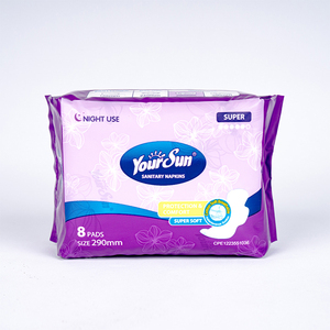 Yazzed Ladies 290Mm Organic a Grade Softcared Sanitarywomen Pad Oem en Ghana - Product Image 1
