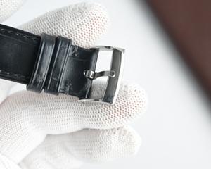 Montre-bracelet classique minimaliste pour homme avec mouvement à micro-rotor, montres mécaniques automatiques en cuir, affichage du cadran Miyota - Product Image 6