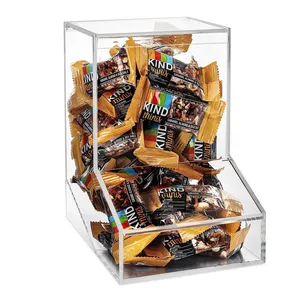Distributeur de bacs à bonbons en acrylique Lucite présentoir acrylique conteneur de stockage de bonbons bacs à bonbons en vrac