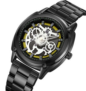 Reloj de cuarzo de lujo para hombre, diseño de esfera única, reloj resistente al agua con caja de aleación con correa de acero inoxidable y cristal - Product Image 5