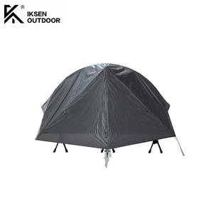 Tente simple ultralégère pour l'extérieur, lit de camp, tente hors sol, tente individuelle en alliage d'aluminium, moustiquaire respirante pour le camping - Product Image 3