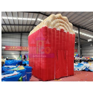 Château gonflable sur <span class=keywords><strong>le</strong></span> thème du pop-corn avec stand à collations et toboggan pour la promotion de festivals culinaires et de cinémas - Product Image 5