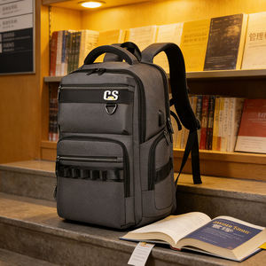 กระเป๋าเป้สะพายหลังความจุขนาดใหญ่ทันสมัย ​​กระเป๋าเป้สะพายหลังอเนกประสงค์สำหรับธุรกิจและการพักผ่อน กระเป๋านักเรียนอินเทรนด์พร้อมคุณสมบัติกันน้ำขนาดกะทัดรัดสำหรับการเดินทาง - Product Image 4