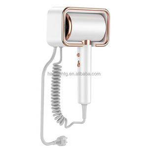 Secador de Pelo Eléctrico de Pared de Plástico de 2000W, Motor DC de Alta Velocidad, 2 Velocidades, Compacto, 1 Año de Garantía, para Hogar, Hotel y Viajes - Product Image 1