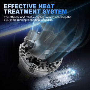 Gview 200 Wát công suất cao dẫn bóng đèn 48000lm H7 ánh sáng trắng H4 xe đèn pha H1 LED bóng đèn cho xe ô tô 6000K Màu nhà máy bán buôn - Product Image 3