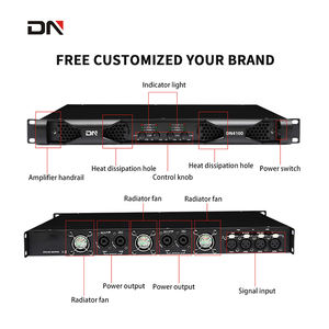 Venta caliente DN4100 Clase D <span class=keywords><strong>Amplificador</strong></span> 3300W 1u <span class=keywords><strong>Amplificador</strong></span> de audio profesional para <span class=keywords><strong>Bar</strong></span> y rendimiento al aire libre - Product Image 3