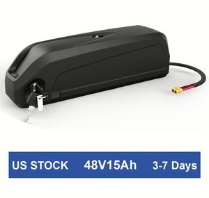 แบตเตอรี่ลิเธียมไอออนสำหรับจักรยานไฟฟ้า US Stock 48V 15Ah พร้อมเซลล์ LG5000mAh, ระบบจัดการแบตเตอรี่ 30A และพอร์ต XT60 สำหรับมอเตอร์ 250-1000W - Product Image 1