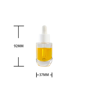 Hopeck 15/20ml hai lớp nhỏ giọt xi lanh hình huyết thanh/Tinh dầu chai thủy tinh với 18/415 PP giao hàng trong bảy ngày - Product Image 5