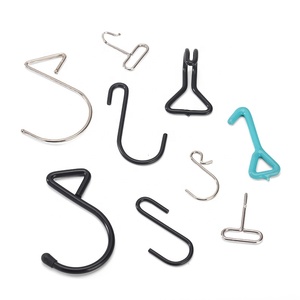 Crochets métalliques personnalisés en forme de S, crochets en J de toutes tailles, pour la maison, la cuisine, la salle de bain, l'extérieur, en acier inoxydable - Product Image 1