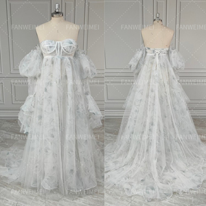 <span class=keywords><strong>Vestido</strong></span> <span class=keywords><strong>de</strong></span> maternidad con estampado <span class=keywords><strong>de</strong></span> tul 14509 # para sesión <span class=keywords><strong>de</strong></span> fotos manga extraíble hasta el suelo vestidos <span class=keywords><strong>de</strong></span> noche para embarazadas con cordones en la espalda - Product Image 6