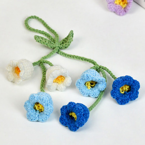 AYOYO délié fleur produit fini fête <span class=keywords><strong>des</strong></span> mères <span class=keywords><strong>cadeau</strong></span> 2025 cloche orchidée bricolage à la main tissage pendentif porte-clés - Product Image 4