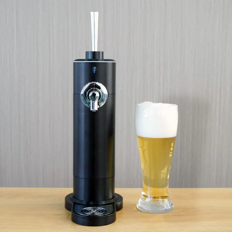 कस्टम पोर्टेबल बिजली मसौदा बियर टॉवर Dispensers मशीन पीपा नल स्वत: Kegerator के लिए उपहार