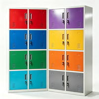 Armoire de rangement multi-portes, casier de rangement en acier à 8 portes / armoire en acier (1 500 unités en stock)