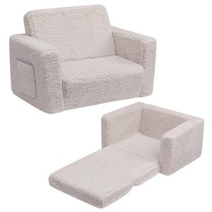 Meubles de chambre d'enfants canapé <span class=keywords><strong>pliable</strong></span> en mousse canapé rabattable en mousse moelleux et doux pour bébé nuage canapé-lit en peluche pour tout-petit chaise pour enfants - Product Image 2