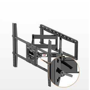 NB NEW SP5 Heavy Duty <span class=keywords><strong>TV</strong></span> Wall Mount <span class=keywords><strong>Double</strong></span> Arms Articulating Swivel <span class=keywords><strong>TV</strong></span> Wall Bracket for Most 75-110 inch LED LCD OLED <span class=keywords><strong>TV</strong></span> - Product Image 4