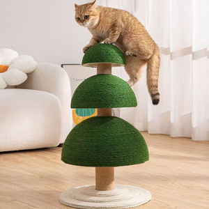 Poteau d'escalade pour animaux de compagnie en sisal personnalisé avec griffoir, fabriqué par un fabricant de meubles - Product Image 1