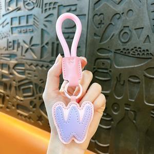 Llaveros de Cuero con Letras del Alfabeto Inglés (26 Letras), Precio de Fábrica, Llavero para Mochila, DIY, Cuerda de Nailon Colorida, Letras Iniciales - Product Image 5