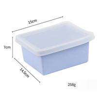 Maßgefertigte Lebensmittelechte Silikon-Lunchbox Mikrowellengeeignet Gefriergeeignet Suppenbox
