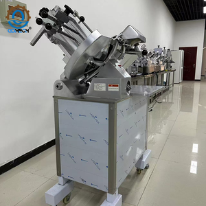 Machine à trancher la viande congelée électrique ME QDMECH 220V, entièrement automatique, machine à trancher la viande industrielle - Product Image 1