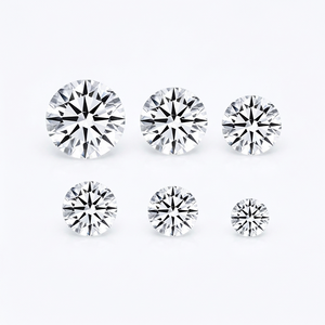 Diamant rond brillant cultivé en laboratoire, couleur D, pureté VS1, certifié IGI, 0,3 à 3,0 carats, pour bagues et boucles d'oreilles, vente en gros - Product Image 1