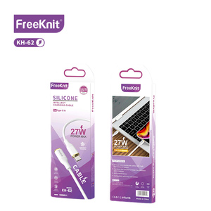 <span class=keywords><strong>Cable</strong></span> <span class=keywords><strong>de</strong></span> Carga Inteligente <span class=keywords><strong>de</strong></span> Silicona para <span class=keywords><strong>iPhone</strong></span>, Pd27w, 1m <span class=keywords><strong>de</strong></span> Longitud, Tipo-C, <span class=keywords><strong>Cable</strong></span> <span class=keywords><strong>de</strong></span> Datos <span class=keywords><strong>de</strong></span> Carga Súper Rápida para Teléfono Móvil - Product Image 2