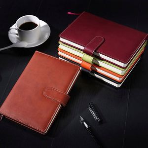 Custom Engraved PU Leather Professional Business Organizer/Planner <b>Sewing</b> Bound Hardcover Clasp Closure 50 Sheets Executive - Product Image 2