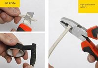 Ensemble d'outils électriques de 35 pièces, kit d'électricien, outils de réparation professionnels, entretien ménager, bricolage, câblage, kit d'outils portables