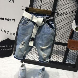 Vêtements pour enfants de haute qualité en gros, ensembles de vêtements, t-shirt court et short en jean pour enfants - Product Image 5