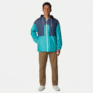 Veste coupe-vent pour homme, style parfait, vente chaude, anti-froissement, haute qualité, couleurs contrastées, prix bas, veste coupe-vent pour homme - Product Image 1