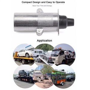 Autonomy 7 Pin Metal Trailer <b>Plug</b> N Type For Truck <b>Lighting</b> Connection - Product Image 3