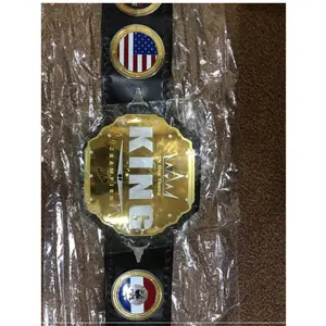 高品质定制手工摔跤MMA Muay踢拳摔跤空手道武术定制冠军腰带