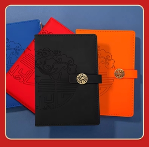 Cuaderno de Cuero PU de Lujo con Logotipo Personalizado Ejecutivo Premium y Juego de Regalo de Papelería en Caja Rígida con Bolígrafo - Product Image 5