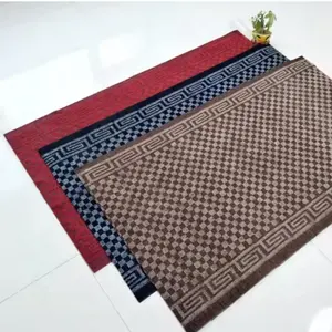 Tapetes e conjuntos de tapetes de área de poliéster de luxo feitos à máquina para tapetes premium