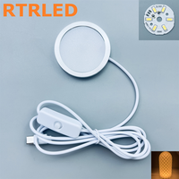 Kit d'éclairage amélioré pour imprimante 3D, lampe LED RGB ronde avec télécommande Type-C pour applications Bambu Lab Light Kit 001