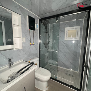 Rumah Kontainer Panel Sandwich 2 Kamar Tidur yang Ringkas - Desain Villa Modern Terisolasi Tahan Air untuk Halaman Kecil & Kehidupan Perkotaan - Product Image 4