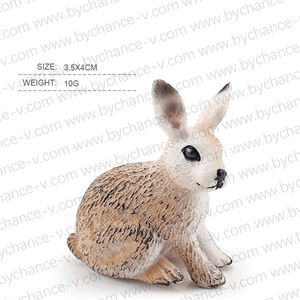 Figura de Conejo Realista de Plástico, Relleno de Bolsas de <span class=keywords><strong>Sorpresa</strong></span> de Pascua, Juguete de Conejito Adorable, Recuerdo de Fiesta, Regalo para Niños, Decoración - Product Image 4