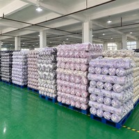 Tissu Jacquard Brocart Teint en Fil 100% Polyester Résistant à l'Abrasion Anti-Boulochage Anti-Étirement 145GSM Moyen pour Filles – Vente Directe Usine