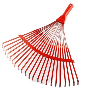 Outils horticoles 12 dents jardin sol ameublissement herbe râteau jardin feuille morte ordures mauvaises herbes râteau agricole fleur râteau - Product Image 1