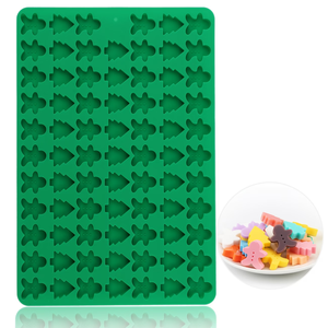 Molde de Silicona Navideño de Grado Alimenticio, <span class=keywords><strong>Mini</strong></span> Moldes <span class=keywords><strong>para</strong></span> Hornear Dulces, Galletas, Pudín, Gelatina, Árbol de Navidad, <span class=keywords><strong>Hombre</strong></span> de Jengibre - Product Image 6