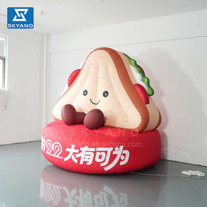 Tùy Chỉnh Quảng Cáo Inflatable Bánh Sandwich Bản Sao Khổng Lồ Mô Phỏng <span class=keywords><strong>Red</strong></span> Inflatable Phim Hoạt Hình Bánh Sandwich Cho Kỷ Niệm Lễ Kỷ Niệm - Product Image 3
