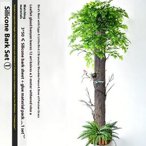 Simulato eco-friendly morbido tubo di corteccia di TPE decorazione che copre 3m artificiali alberi di Natale per colonne <span class=keywords><strong>balcone</strong></span> tubi di scarico aria - Product Image 6