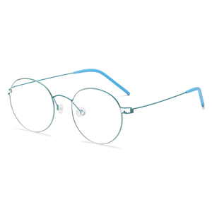 Monturas de Gafas Minimalistas Rectangulares con Patrón Geométrico de Acero Inoxidable Premium, Fotocromáticas y con Protección Anti-Luz Azul - Product Image 6