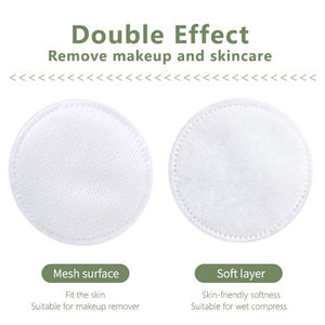 Tampons de coton cosmétiques jetables à 3 couches, 80/100/150 pièces, sur mesure en 3 jours, pour démaquillage, soin du visage et des ongles, GZ RTS, commande en gros <span class=keywords><strong>mixte</strong></span> - Product Image 2